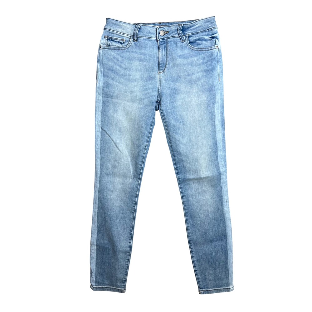 DL1961 Florence Ankle Mid Rise Instasculpt Skinny Jeans Size 28 Saltillo Wash